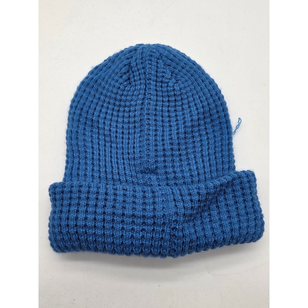Free People FP Movement Light Cobalt Blue Ribbed Knit Beanie NWT 101-848